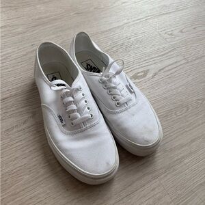 White Canvas Sneakers by Vans